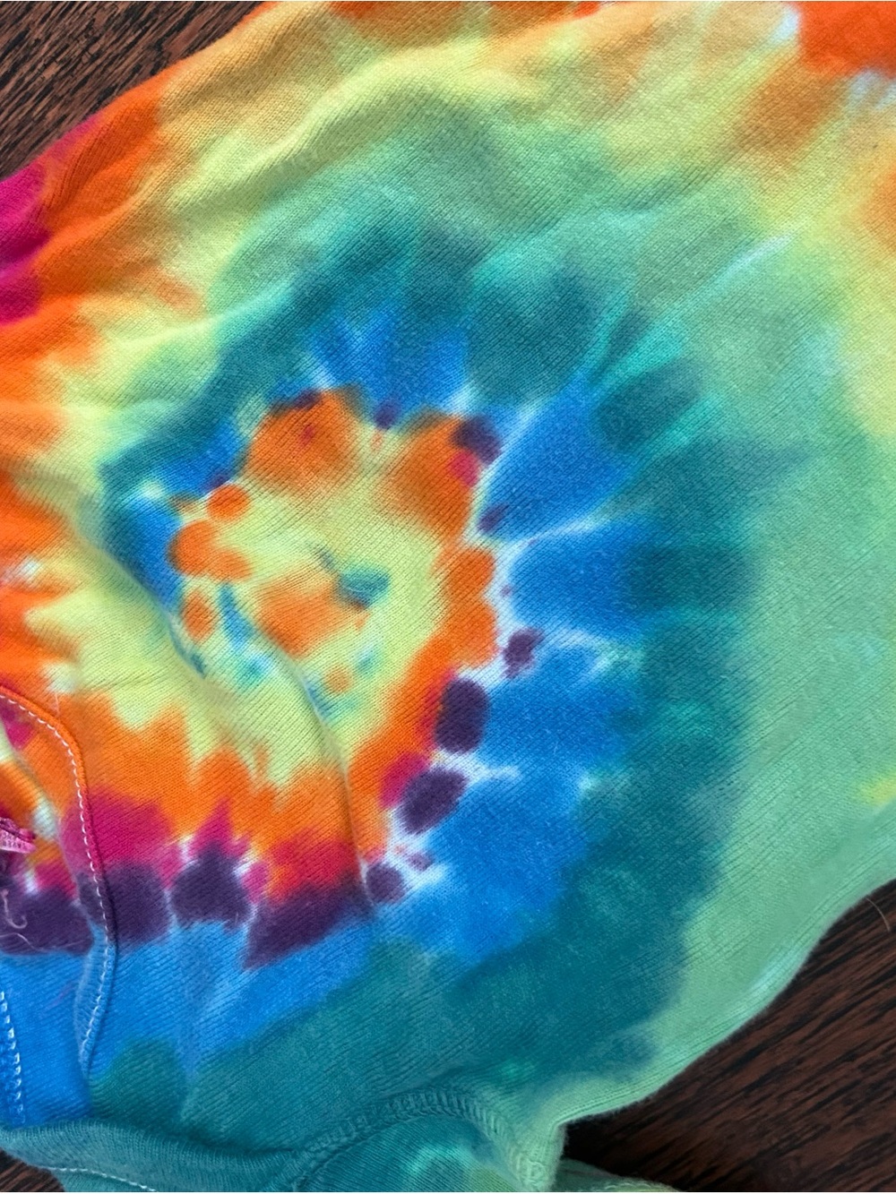 Vibrant Multicolor Tie-Dye Tee